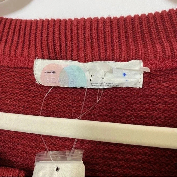 NWT Free People Hailee Sweater Set Two Piece Matching Pants in Red FP Beach - Picture 10 of 12